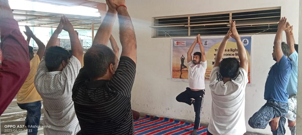 Yoga Day Celebration 2023 at CGST Appeals Ranchi