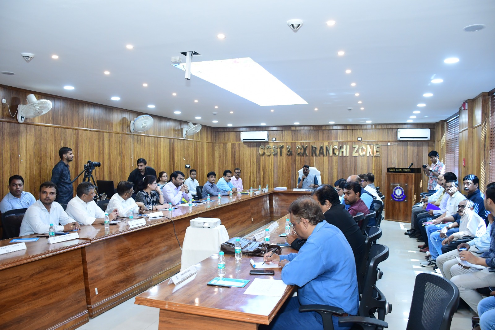 Taxpayer Outreach Programme Seminar 2025 at CGST Appeals Ranchi with officials addressing participants